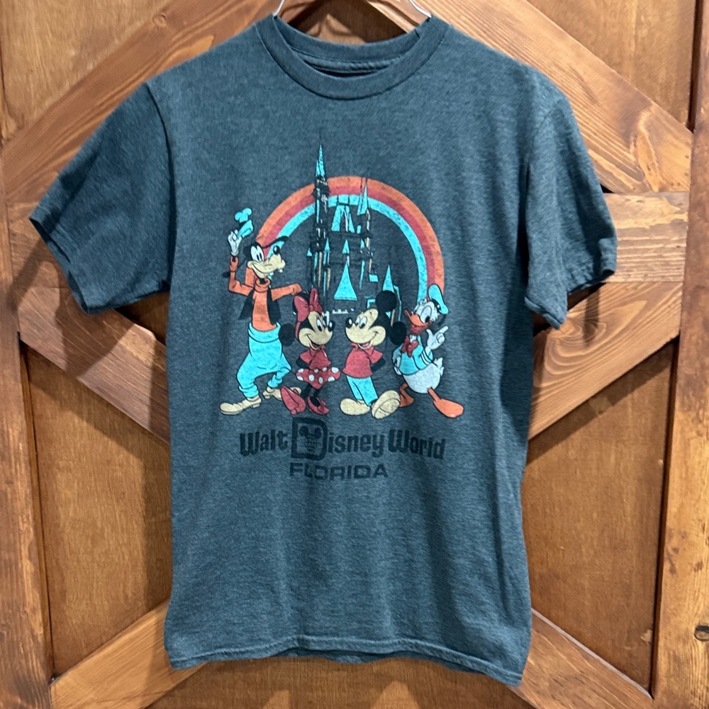 Youth Disney Tee size small smoke fee home